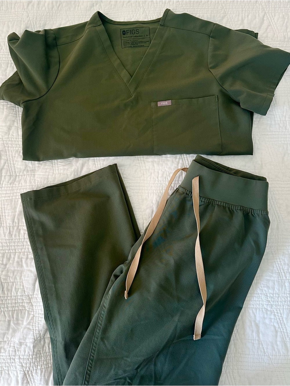 Figs Moss Scrub Set